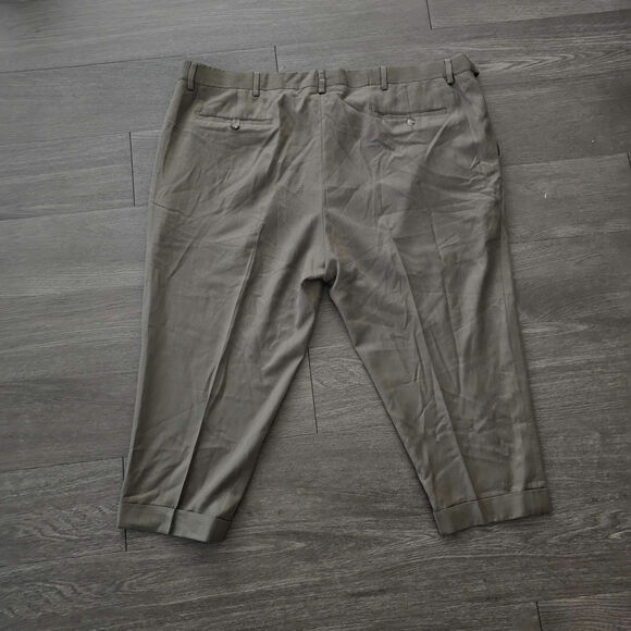Roundtree & Yorke Tan Dress Pants Size 46x29 - Picture 2 of 4